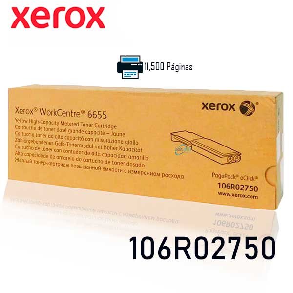 Toner Xerox 106R02750 Yellow Workcentre 6655