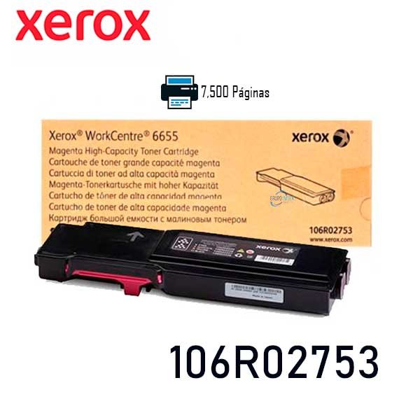 Toner Xerox 106R02753 Magenta Workcentre 6655