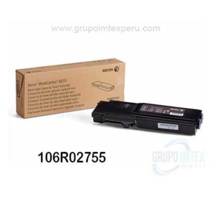 Toner Xerox 106R02755 Black Workcentre 6655 - Imagen 2
