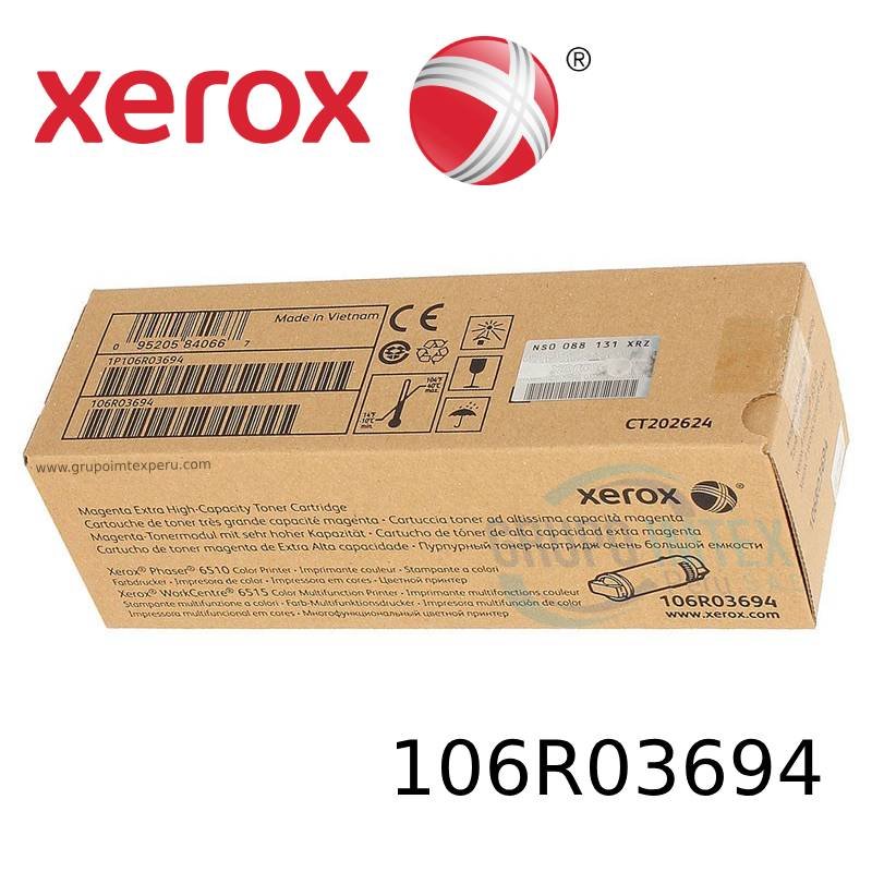 TONER XEROX 106R03694 MAGENTA EXTRA HC 6510 / 6515