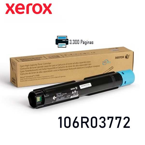Toner Xerox 106R03772 Cyan Versalink C7000