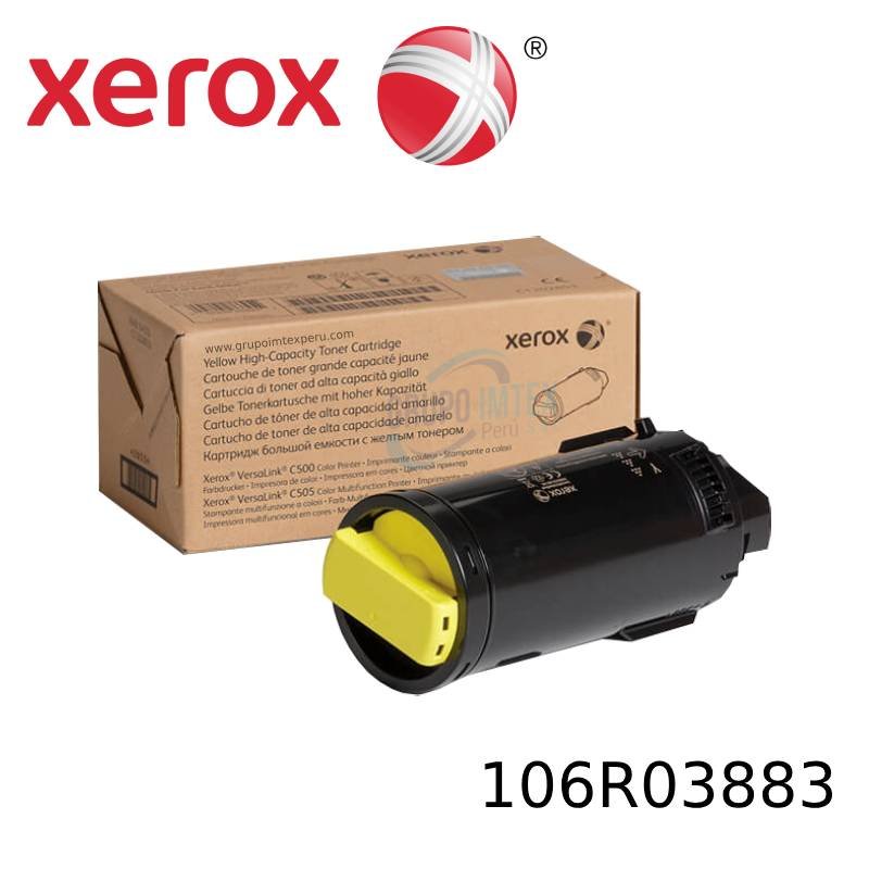 TONER XEROX 106R03883 YELLOW VERSALINK C500/C505 5.2K PGS