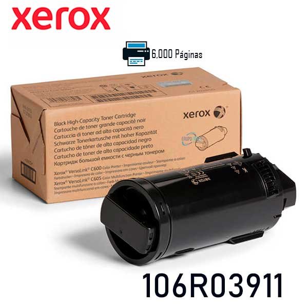 Toner Xerox 106R03911 Negro Versalink C600/C605