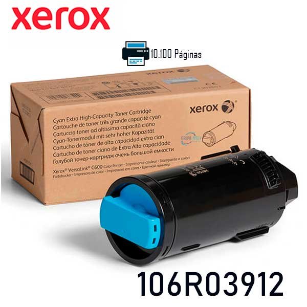Toner Xerox 106R03912 Cyan Versalink C600/C605
