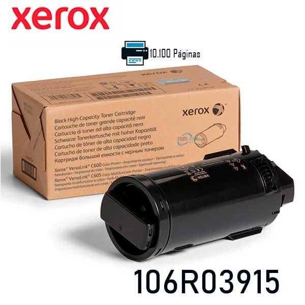 Toner Xerox 106R03915 Negro Versalink C600/C605