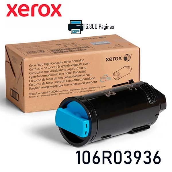 Toner Xerox 106R03936 Cyan Versalink C605
