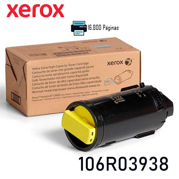 Toner Xerox 106R03938 Amarillo Versalink C605