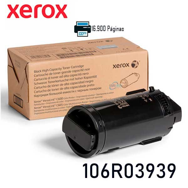Toner Xerox 106R03939 Negro Versalink C605