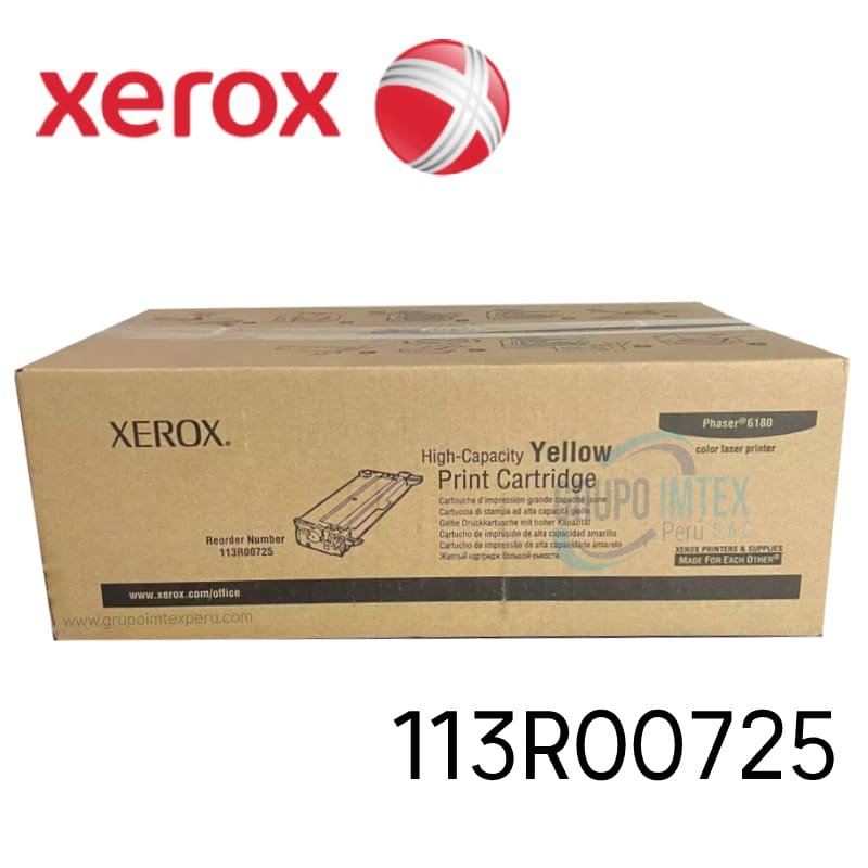 TONER XEROX 113R00725 HC AMARILLO PH6180