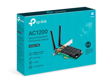 TARJETA DE RED TP-LINK ARCHER T4E AC1200 DUAL- BAND WIRELESS PCI-EXP