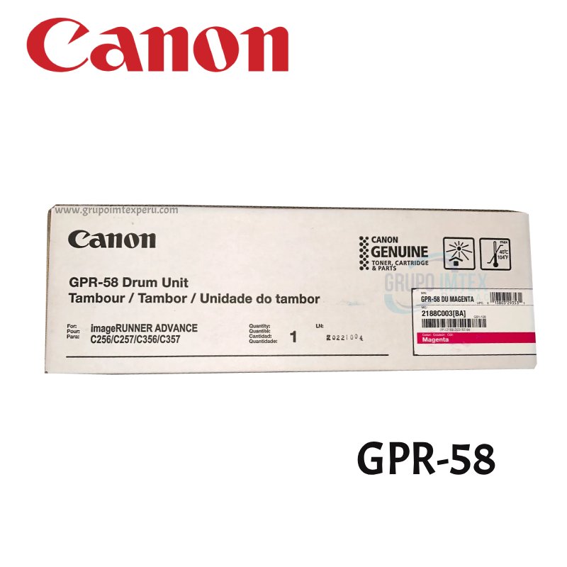 Tambor Canon GPR-58 Magenta  iR ADV C356iF II