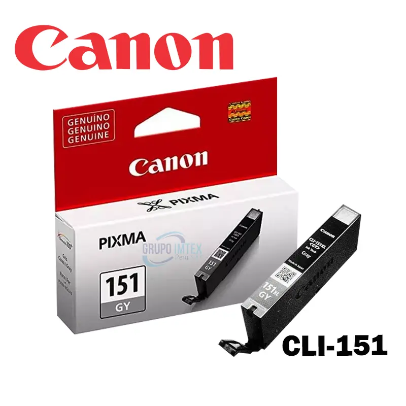 Tinta Canon Cli-151G Gris  Pixma Mg6310, Mg5410, Ip7210