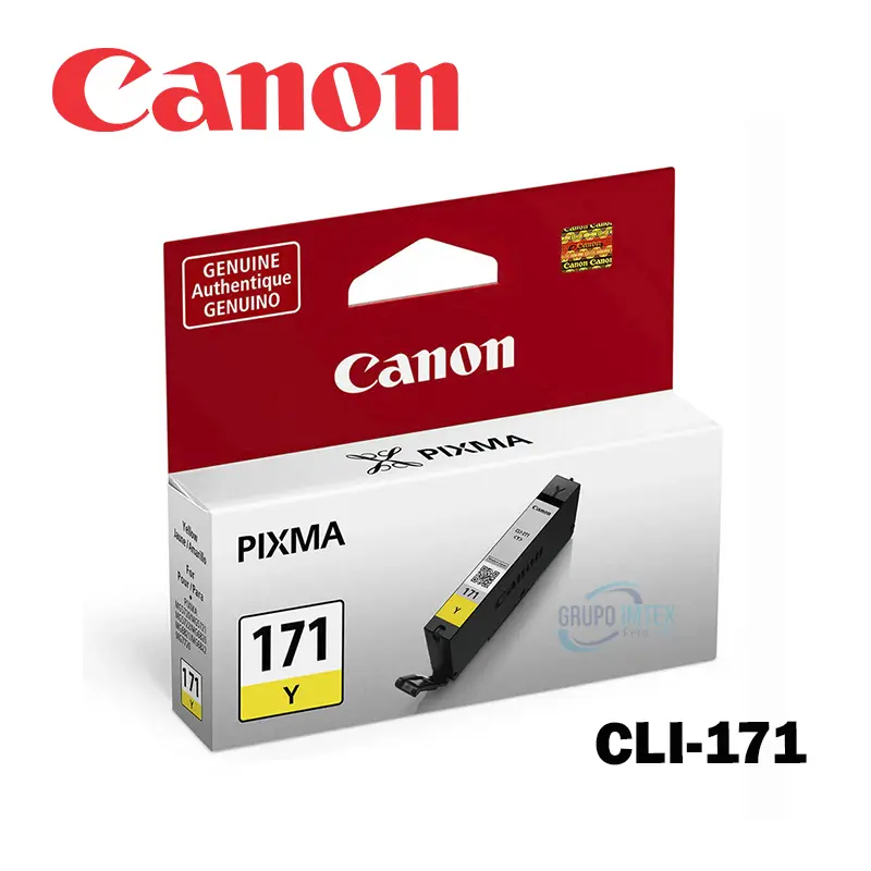 Tinta Canon Cli-171  Yellow Mg5710, Mg6810, Mg7710