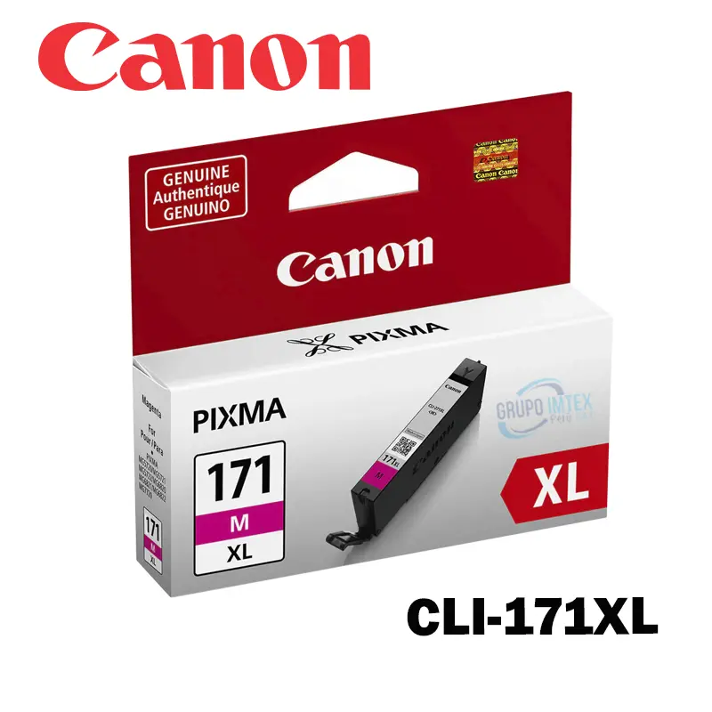 Tinta Canon Cli-171XL  Magenta  Mg5710, Mg6810, Mg7710