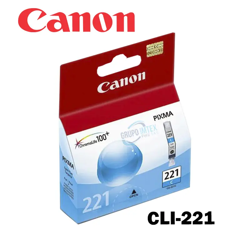 TINTA CANON CLI-221 CYAN PARA IP-4600