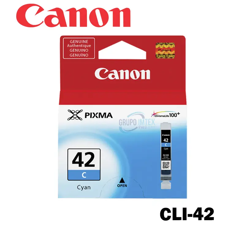 TINTA CANON CLI-42C CIAN PARA PRO-100