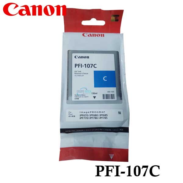 TINTA CANON PFI-107C CIAN