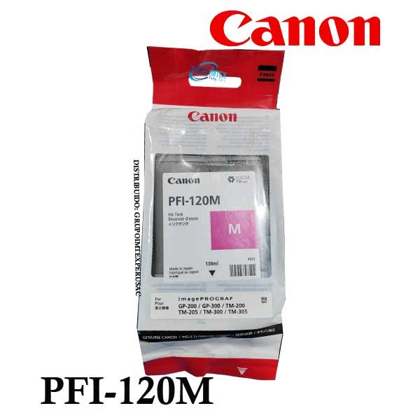 Tinta Canon Imageprograf Tm-200, Tm-300【Pfi-120M Magenta】