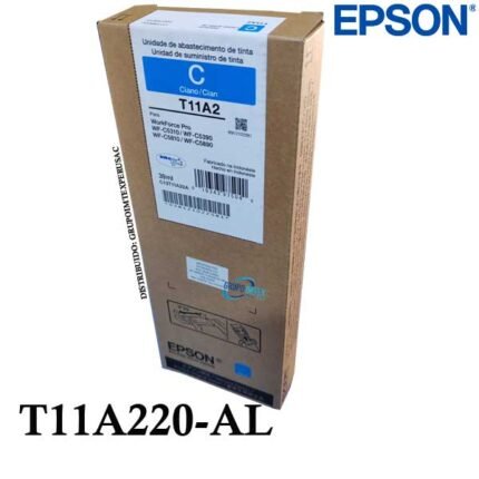 Tinta Epson T11A220-Al Cyan Pro Wf-C5310, Wf-C5390, Wf-C5810, Wf-C5890