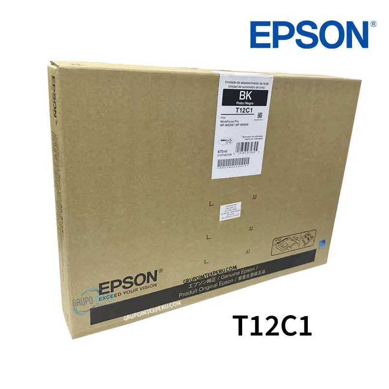 Tinta Epson T12C1 Workforce Pro Wf-M5399, Wf-M5899