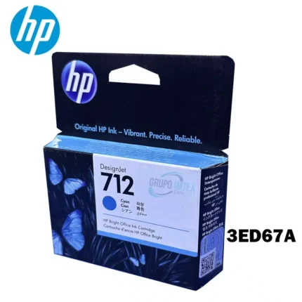 TINTA HP 712A CYAN 3ED67A 29ML