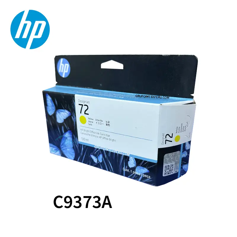 Tinta HP 72 Yellow C9373A DesignJet T610, T1100