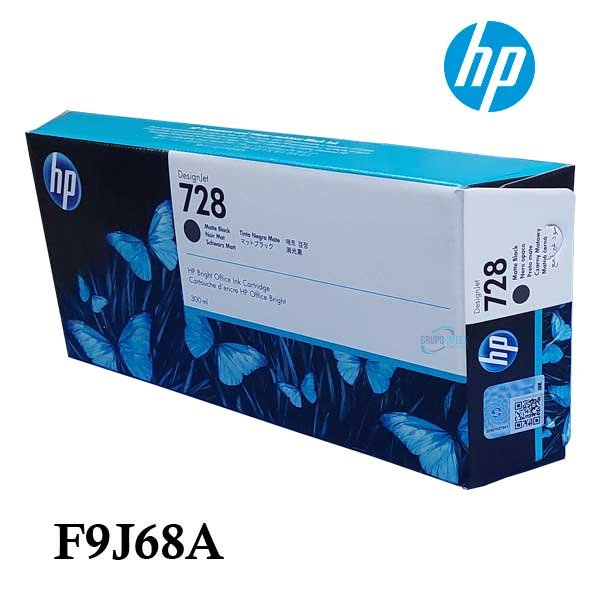 Tinta Hp 728 F9J68A Designjet T730, T830 Negro