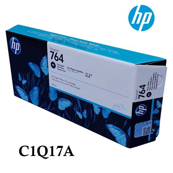 Tinta Hp 764 C1Q17A 300Ml Photo Black Designjet T3500