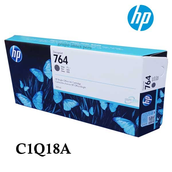 Tinta Hp 764 C1Q18A 300Ml Gray Designjet T3500