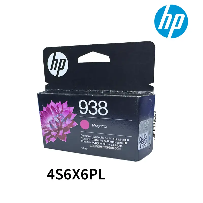 Tinta Hp 938 Magenta 4S6X6Pl Original