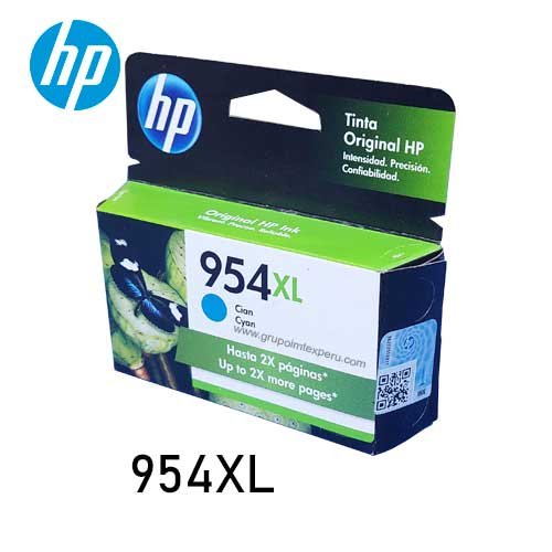 Tinta Hp 954Xl L0S62Al Cyan Officejet Pro 7720, 7740, 8210, 8710.