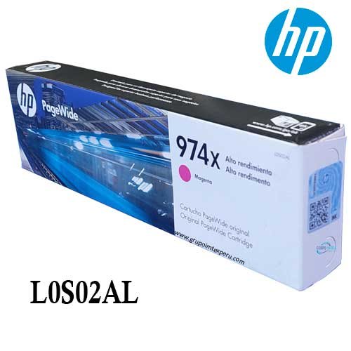 TINTA HP 974XL L0S02AL MAGENTA 7,000 PGS
