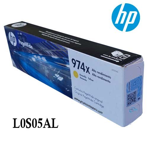 TINTA HP 974XL L0S05AL  YELLOW 7,000 PGS