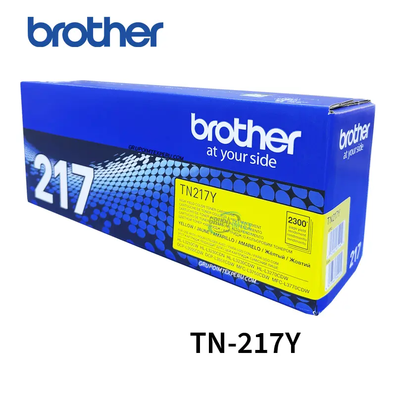 Toner Brother Tn-217 Yellow Hl-L3270, Dcp-L3551, Mfc- L3750