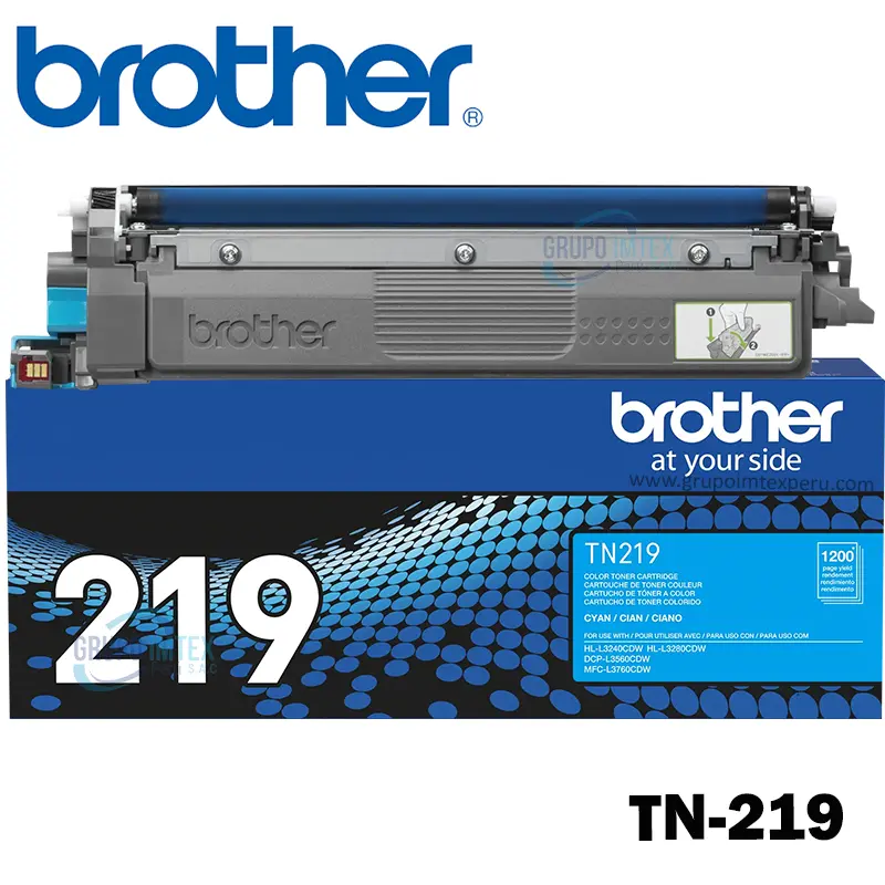 Toner Brother Tn-219 Cyan Hl L3280Cdw, Hl L3240Cdw, Dcp L3560Cdw