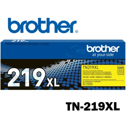 Toner Brother Tn-219XL Amarillo Hl L3280Cdw, Hl L3240Cdw, Dcp L3560Cdw