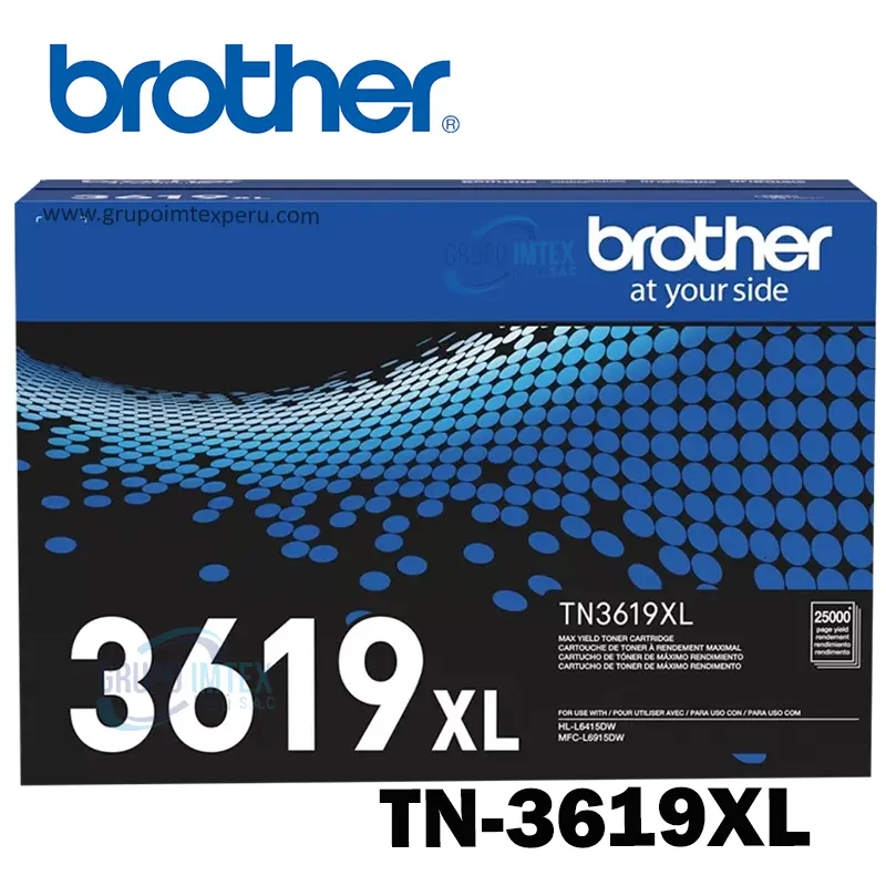 Toner Brother Tn-3619XL Dcpl5660Dn,Mfcl6915Dw,Hll5210Dn,Hll6415Dw