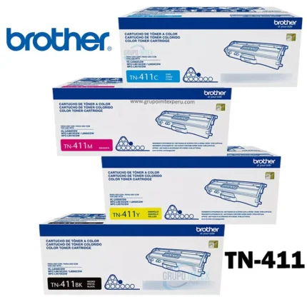 Toner Brother Tn-411 Cyan Hl-L8360Cdw , Mfc-L8610Cdw , Mfc-L8900Cdw - Imagen 2