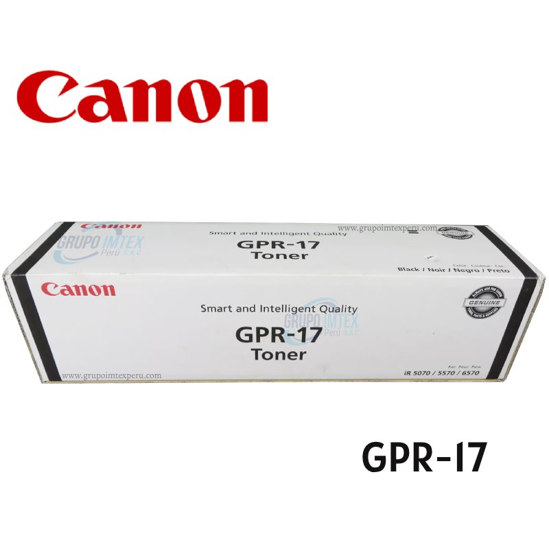 Toner Canon GPR-17  Negro iR5570, 6570 Original