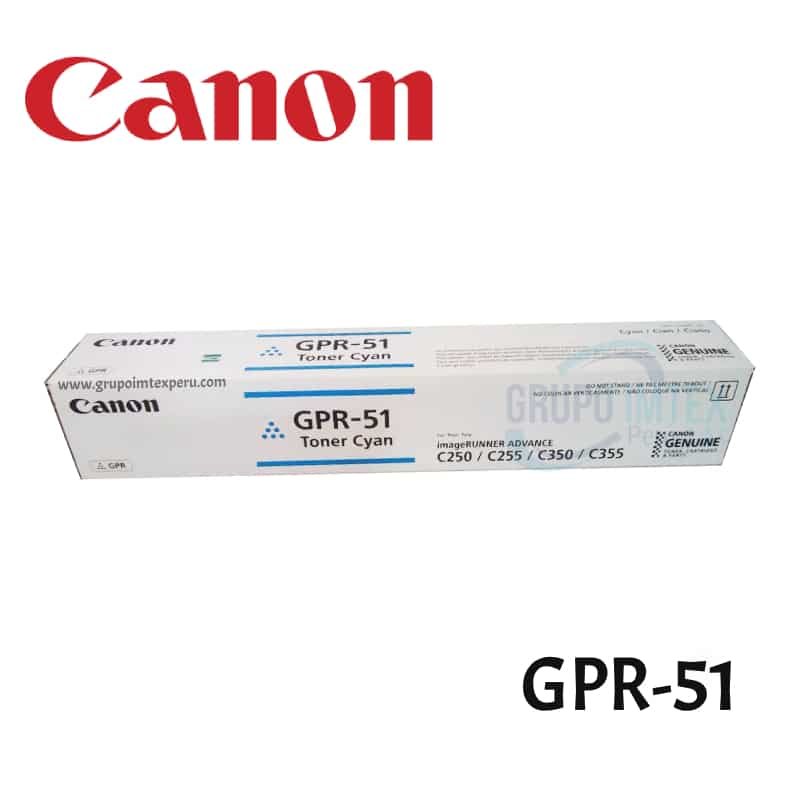 Toner Canon GPR-51 Cyan iR ADV C350iF, C250iF