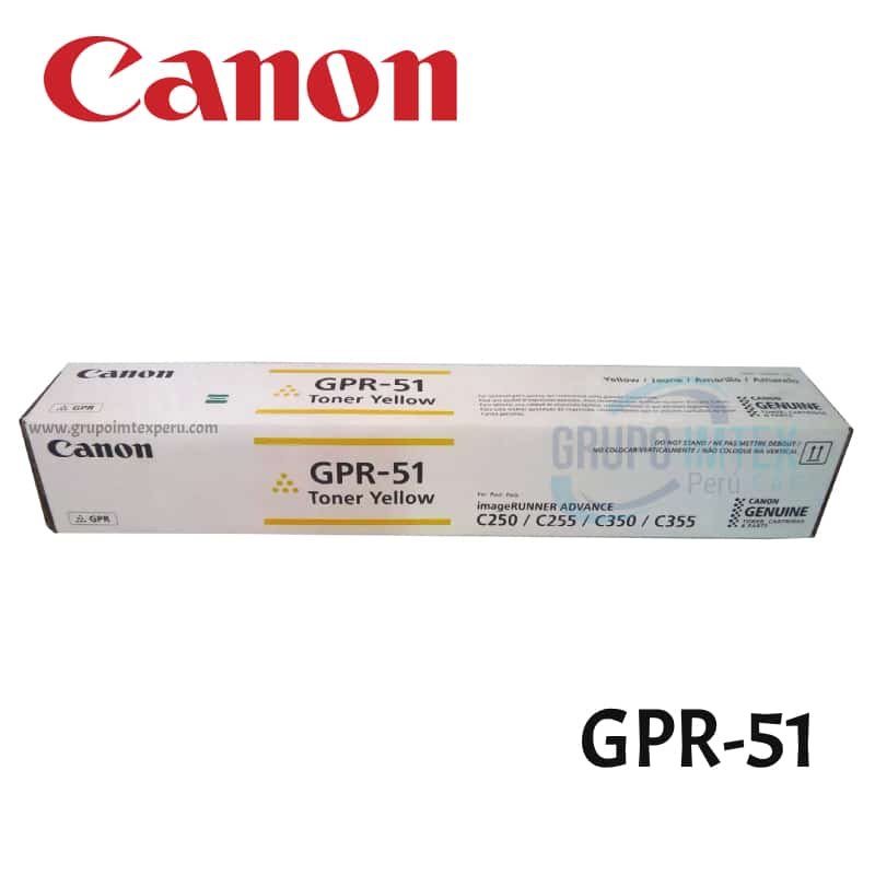Toner Canon GPR-51 Yellow iR ADV C350iF, C250iF