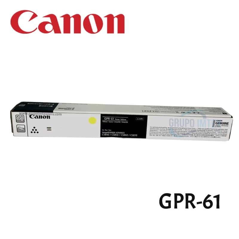 Toner Canon GPR-61 Yellow iR DX C5840i, C5850i