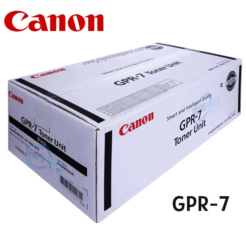 Toner Canon GPR-7 Negro R85, 8500, 105, 85+