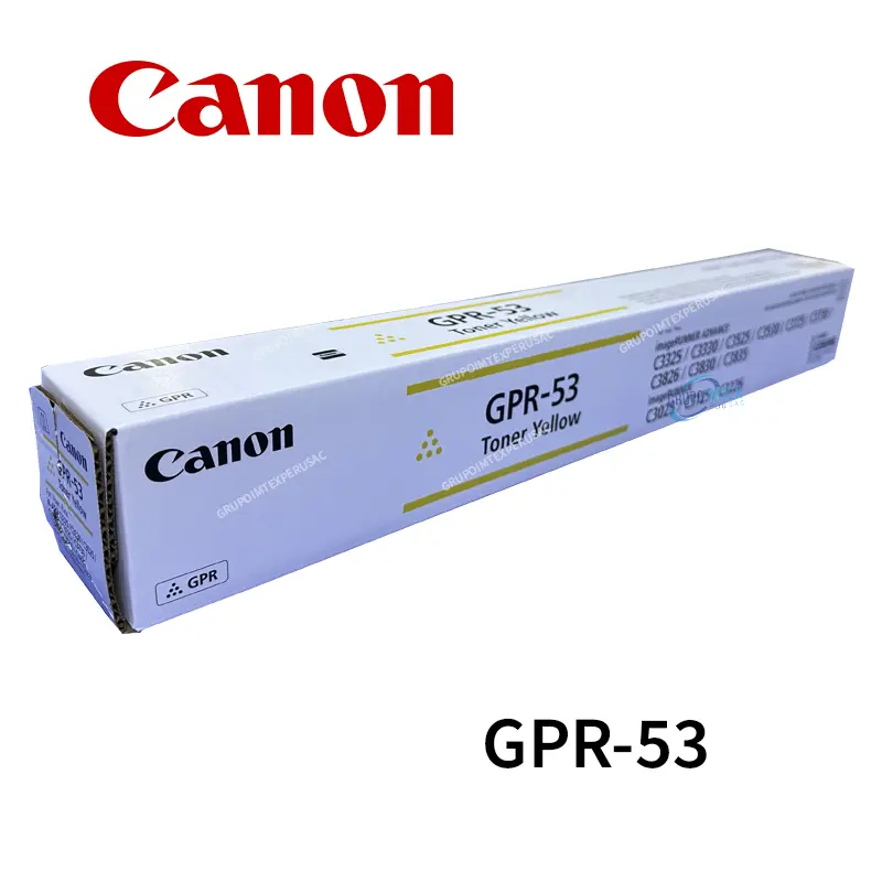 toner canon gpr-53 yellow ir-c3330i, ir-c3325i, ir-c3530i, ir-c3525i, ir-c3025i