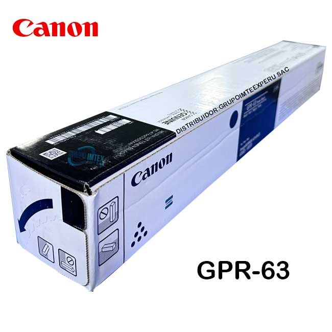 Toner Canon Gpr-63 Imagerunner Advance  Dx 6870I, 6860 Negro