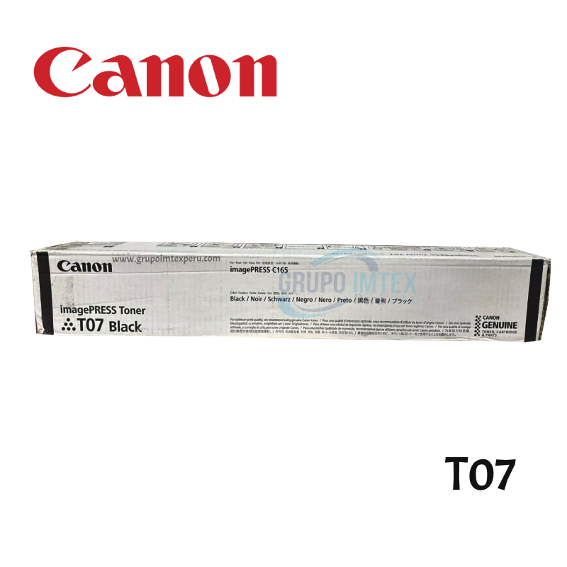 Toner Canon T07 Negro Lite C165, C170