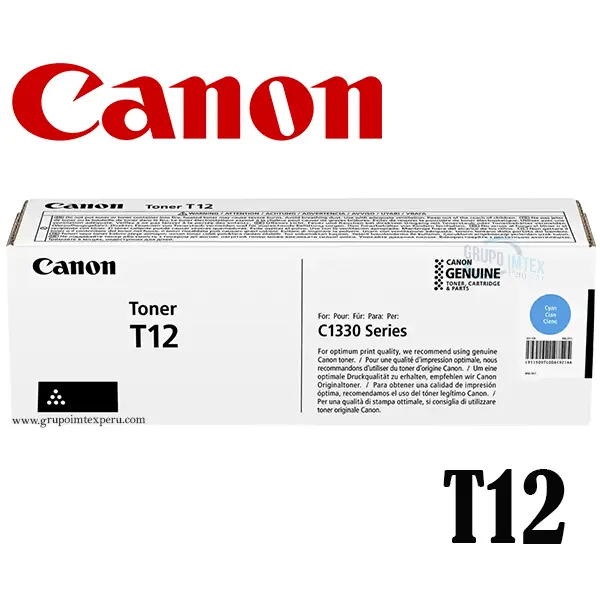 Toner Canon T12 Cyan C1330 Series, I-Sensys X C1333