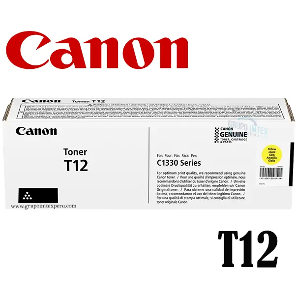 Toner Canon T12 Yellow C1330 Series, I-Sensys X C1333