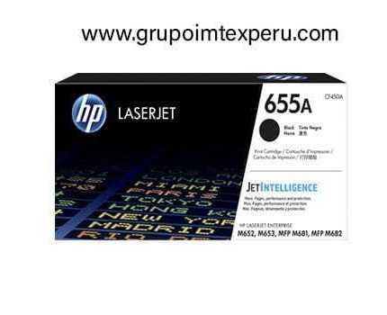 toner hp 655a CF450A NEGRO ENT M652/M681 12.5KPG