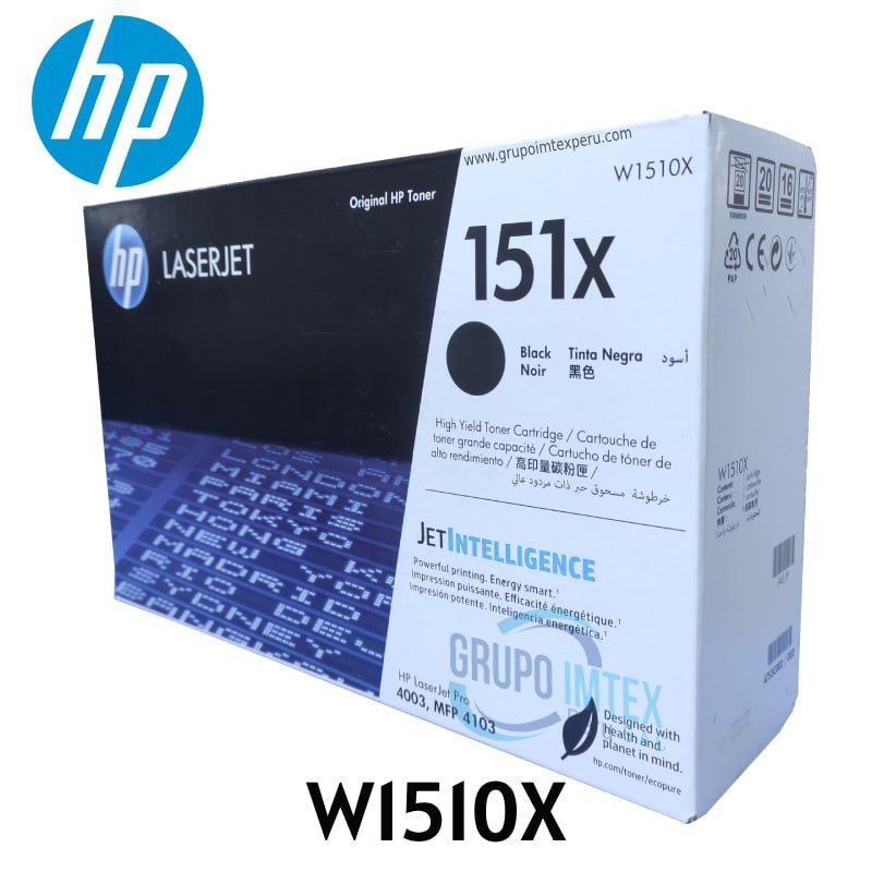 Toner Hp 151X W1510X Laserjet Pro 4003, Mfp 4103